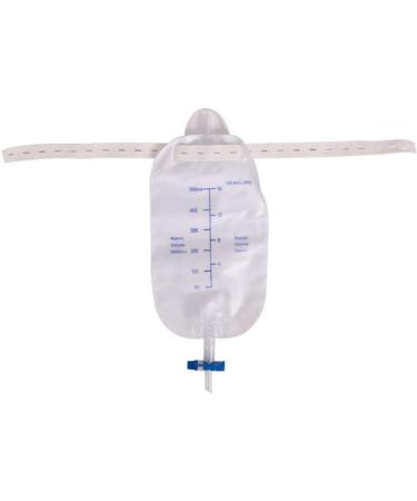 Lifevv 4-Pack Urinary Drainage Bag Leg Bag with Anti-Reflux Chamber External catheters(19oz 500ml) - Buy Online on GoSupps.com
