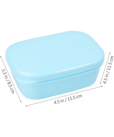 Amosfun 2pcs Box Soap Case Shower Soap Holder Soap Storage Case Soap Dish with Lid Sponge Soap Bathroom Soap Dish Soap Container Soap Dish for Shower Travel Soap Box Rectangle - Buy Online on GoSupps.com