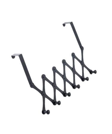 1pc Retractable Door Hook Towel Hooks Over Door Clothes Hanger Rack Metal Clothes Hanger Stretchable Clothes Hooks Over Door Rack Wall Coat Hanger Door Back Hanger Home Hook Robe