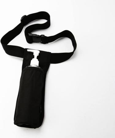 Professional Adjustable Massage Oil Bottle Holder - Practical Lotion Holster for Therapists (Black - Buy Online on GoSupps.com