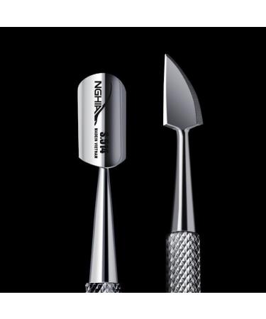 Stainless Steel Nail & Cuticle Care: Precision Toolsfor At-Home Manicures & Pedicures-Expert Silver - Buy Online on GoSupps.com