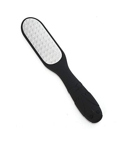 Grendly Pedicure Foot File Callus Remover Stainless Steel Foot Scraper Portable Rasp Colossal Foot Grater Scrubber Black
