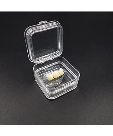 TJIRIS Handmade Membrane Tooth Box 2 Inches Transparent Denture Box - 30 Pcs for Dental Crowns/Bridges - Buy Online on GoSupps.com