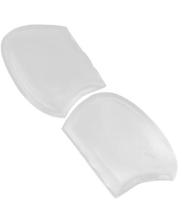 minkissy 1 Pair Arch Half Pad Comfortable Foot Support Arch Support Replaceable Flatfoot Support Gel Foot Support Convenient Foot Support Gel Flatfoot Support Reusable Foot Support Transparent 8.70X6.80X0.60CM