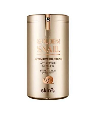 SKIN79 2023 Renewed Ingredients Golden Snail Intensive BB Cream (SPF50+/PA+++) 45g - Moist and Smooth Finish, Golden snail For dry skin, BB cream, 45g