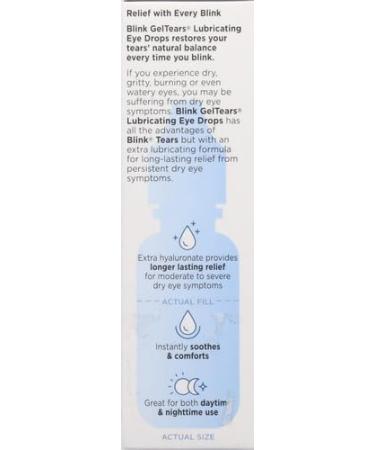 Buy Blink Gel Tears Lubricating Eye Drops 0.34 oz - Fast International Shipping | Relief for Dry Eyes - Buy Online on GoSupps.com