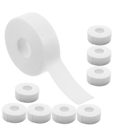 NOLITOY 10 Rolls Eyelash Tape White Tape Makeup Tools Lash Tiles for Lash Extension Skin Tape White Tape Lash Tools Under Eye Pads for Lash Extensions Auxiliary Tool Foam