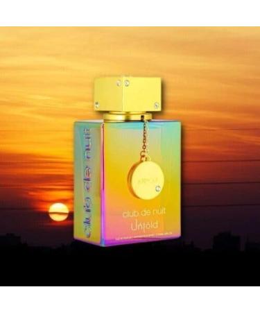 Luxury Club De Nuit Untold Eau De Parfum For Men Women Fragrance Saffron & Jasmine Scent 105-ML 3.55 Floz Spray - Buy Online on GoSupps.com