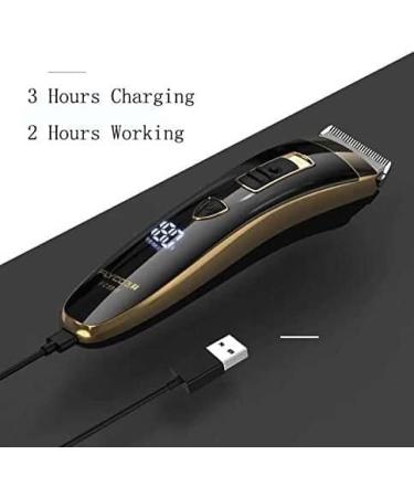 Professional Cordless Hair Trimmer | Rechargeable Clipper with Digital Display | Top Barbers Hair Cutting Tools - Buy Online on GoSupps.com