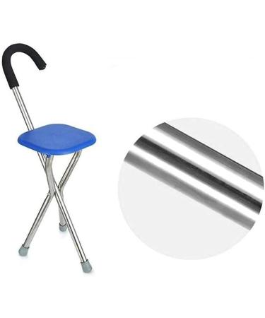 Rely on Walking Walker for Seniors Rollator Adjustable Walking Crutches Cane Seat Walking Stick Seat Canes Three-Legged Stool Chairs for The Elderly The Elderly Walking Stick Stool Blue Interesting - Buy Online on GoSupps.com