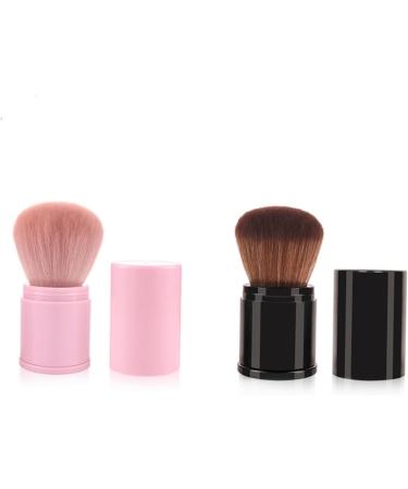Baluue Face Powder Highlighters Makeup Highlighter Face Buffing Brush Loose Powder Pink 8.3x3.3cm Pink - Buy Online on GoSupps.com