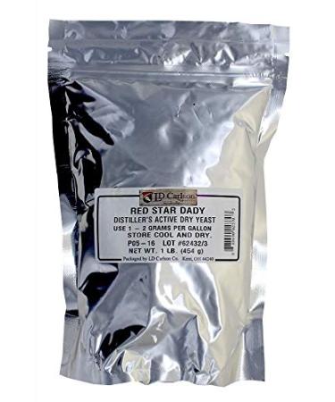 Red Star Dady 9804 Distillers Active Dry Yeast, 1lb (Packaging may vary) Silver