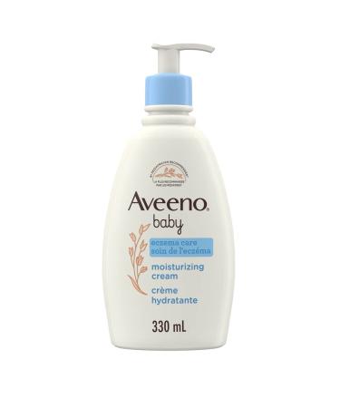 Aveeno Baby Eczema Care Daily Moisturizing Body Cream for Sensitive Skin Soothing Eczema Relief Cream Colloidal Oatmeal & Ceramide for Dry & Itchy Skin Steroid- & Fragrance-Free 330 mL Body Cream (330mL)