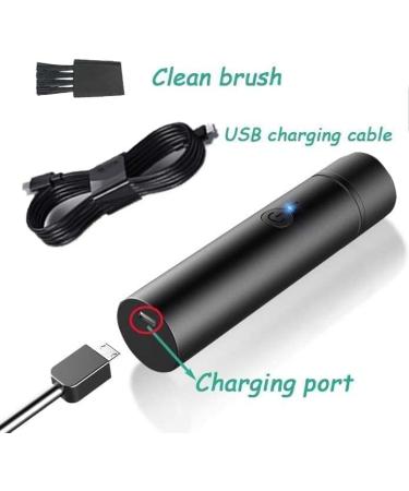 Black Mini Portable Electric Shaver Waterproof Cordless Pocket Razor USB Rechargeable Rotary Razor USB Rechargeable Razor Wet & Dry Use Rotary Electric Shaver for Travel. - Buy Online on GoSupps.com