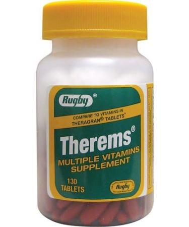 Therems Multiple Vitamin 130 Tabs - Essential Daily Nutrient Supplement - Buy Online on GoSupps.com
