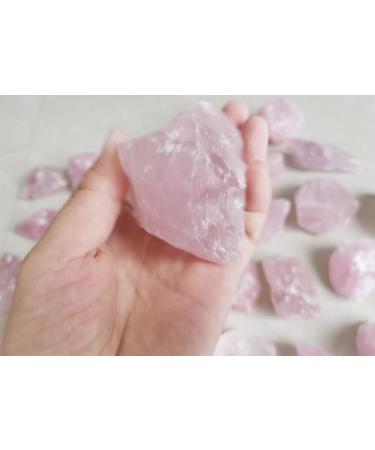 1KG Natural Raw Pink Stone Quartz Crystal Rough Stone Specimen Crystal Love Natural Stones and Minerals Fish Tank Stone - (Color: Pink) - Buy Online on GoSupps.com
