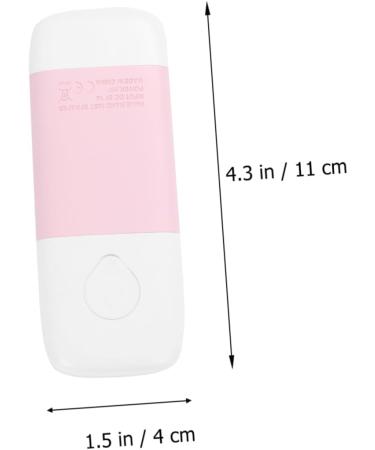 POPETPOP 1pc Humidifers Face Steamer Mini Face Humidifier for Dry Skin Air Sprayer Portable Face Steamer Portable Face Humidifier Facial Mister Sprayer Travel Beauty Instrument Skin Care 15.5x3.55cm Pink - Buy Online on GoSupps.com