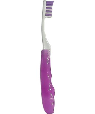 FactorDuty 100 pcs Portable Travel Toothbrush with Cover - Ideal for Hiking, Camping, and Traveling - Folding and Collapsible Design with Medium Bristles - Buy Online on GoSupps.com