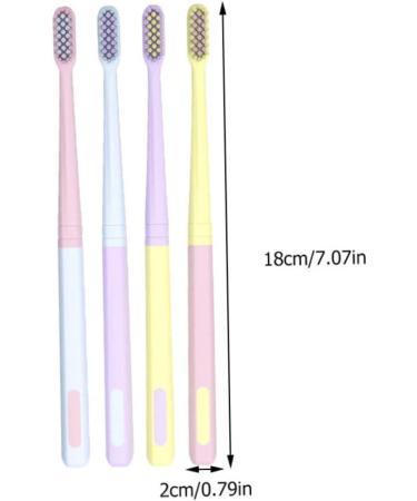Gatuida 8pcs Ice Cream Toothbrush Set - Sensitive Bristles for Gentle Cleaning - Best Plastic Toothbrush for Men - Buy Online on GoSupps.com