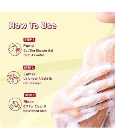 Cherry Shower Gel | Sulphate-Free Body Wash for All Skin Types | Nourishing Fruity Fragrance | Long-Lasting Freshness - Buy Online on GoSupps.com