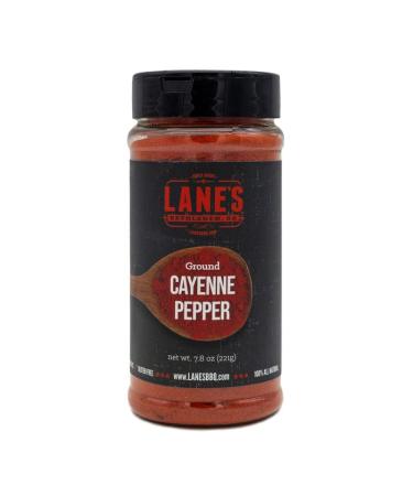 Lane's Cayenne Pepper Powder - Premium 100% Natural Cayenne Seasoning | No Additives | No Preservatives | Gluten Free | Great for Sauces, Rubs and Adding Heat | 7.8oz