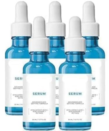 |Most Gifted| 2024 New 5pcs GLORX Face Serum - Serum Instant Effect Face - Face Serums for Women - Fades Fine Lines - Wrinkles - Plump Skin - for All Skin Types - 30ML/1.01FL.OZ * 5