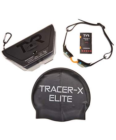 TYR Tracer x Elite Mirrored Race Goggle- Gold Orange Black, NA