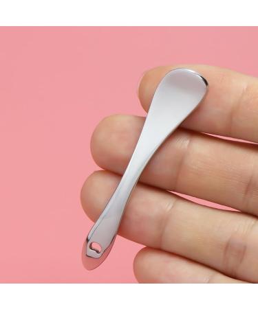Mini Gold Mask Spoon - Half Moon Cosmetic Measuring Spoon for Skin Care Cream | Perfect for Precise Application - Buy Online on GoSupps.com
