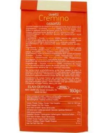  Italian Gourmet E.R. Set of 6 NOVI CREMINO ASSORTED Chocolate Eggs 160g + Italian Gourmet Pulp 400g - Buy Online on GoSupps.com