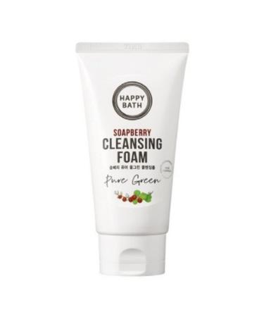 Happy Bath Soapberry Pure All Green Cleansing Foam 150g / 5 Fl Oz
