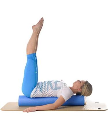 Kawanyo Pilates Rolle 90 cm - Premium Exercise Aid for Stability Balance & Rehabilitation | Blue Foam Yoga & Pilates Roller - Buy Online on GoSupps.com