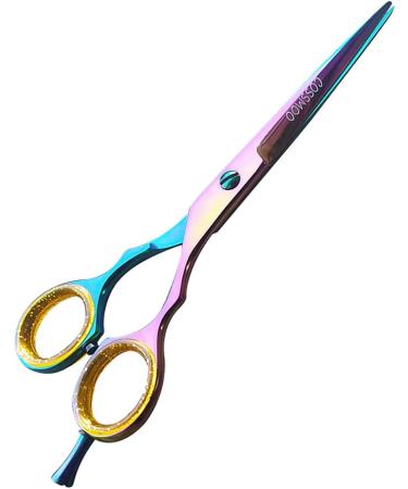 Hairdressing Scissors - Multicolor Hair Scissors Stainless Steel Barber Scissors and Razor Blade Hairdressers Scissors UK for Salons Barbers Women - Buy Online on GoSupps.com
