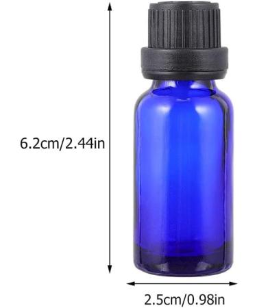 FRCOLOR 12pcs Blue Essential Oil Dropper Bottles - Refillable Cosmetic & Perfume Containers - 0.3 oz Glass Travel Bottles - Buy Online on GoSupps.com