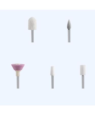 Nail Grinder Electric Nail Drill Kit Cordless Professional Electric Nail File with 11 Drill Bits Portable Acrylic Toenail Sander for Thick Nails Edge Shaping Polishing and Grinding - Buy Online on GoSupps.com