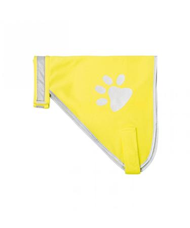 Dog warning vest in size L - reflex vest for dogs with Velcro fastener on the neck and stomach so that your favorite four -legged friend is seen immediately in poor visibility
