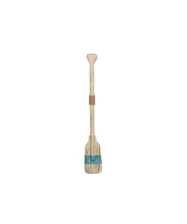 Hampton Nautical light-blue-oar-24 Herring Cove Squared w/Hooks 24"-Wooden Rowing Decorative Oar