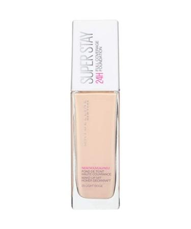 Maybelline New York Foundation Superstay 24 Hour Longlasting Foundation Lightweight Feel Water and Transfer Resistant 30 ml Shade: 5 Light Beige