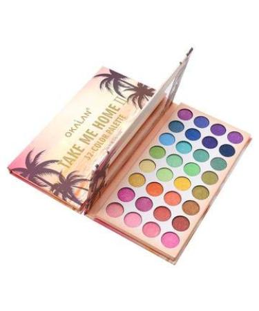 Take Me Home II 32 Color Eyeshadow Palette - Vibrant Shades for Stunning Looks | International Shipping Available - Buy Online on GoSupps.com