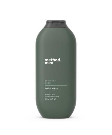 Method Men Body Wash  Junipfer + Sage  Paraben and Phthalate Free  18 fl oz (Pack of 1)