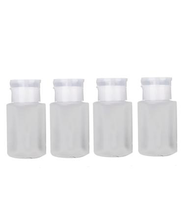 Beatifufu 4 x Nail Polish Remover Pump Bottles 120ml