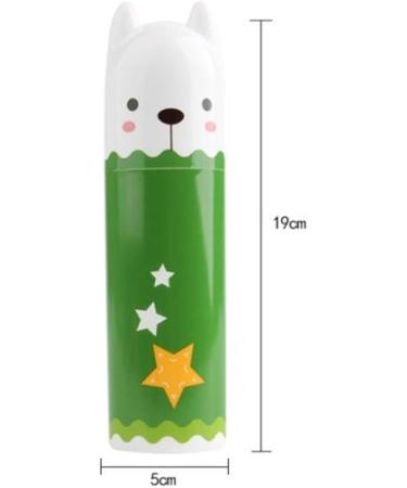 Milopon Travel Toothbrush Holder Set - 2x Toothbrush & Toothpaste Etui Case - Pink & Blue - Perfect for International Shipping - Buy Online on GoSupps.com