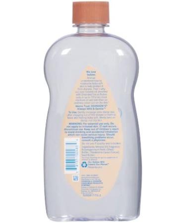 Johnson's Baby Oil with Shea & Cocoa Butter - 14oz (Pack of 2) - Buy Online on GoSupps.com