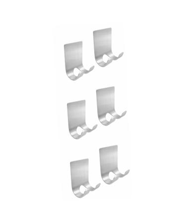 CABILOCK 6 STK Razor Razor Wall Hooks Self-adhesive shaver holder Hook for storing the razor razor organizer shower razor hook Pothook shower head No punching