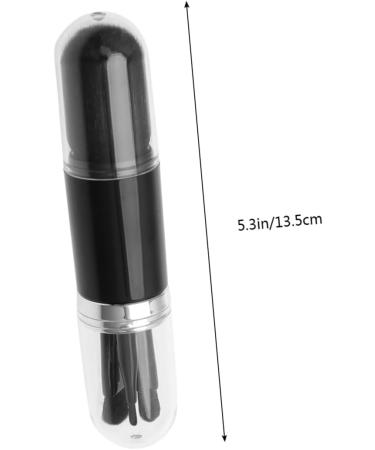 SKISUNO 4 1 Double Ended Makeup Brush Retractable Brush Makeup Retractable Makeup Brush Telescopic Set Size 1 Black - Buy Online on GoSupps.com