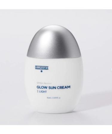Glow Sun Cream Light SPF 50+ PA ++++ 50 ml/1.69 fl oz - Buy Online on GoSupps.com