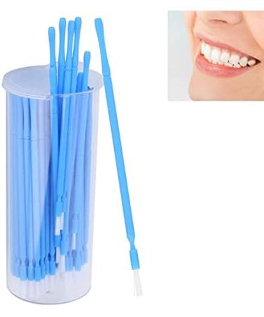 100pcs Disposable Fluoride Applicator Brush | Whitening & Desensitization Tool for Dental Care - Buy Online on GoSupps.com