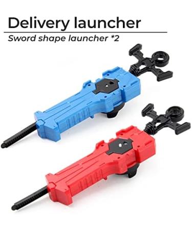 Obest 2 Whirlwind Gyros & Launchers - Burst Turbo Bey Battle Tops - Perfect Kids' Halloween/Christmas Gifts - Buy Online on GoSupps.com