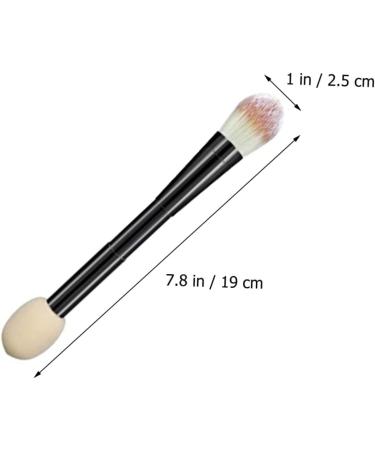 Double Head Makeup Brush Face Makeup Foundation Powder Puff for Face Blending Sponge Makeup for Foundation Cosmetic Mascara Makeup Accessories 19X2.5CM As Shown - Buy Online on GoSupps.com