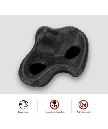 Dilwe Rock Climbing Holds 10 Pcs Kit with Hardware - Safety Comfortable Stones for Children Playground - Black - Buy Online on GoSupps.com