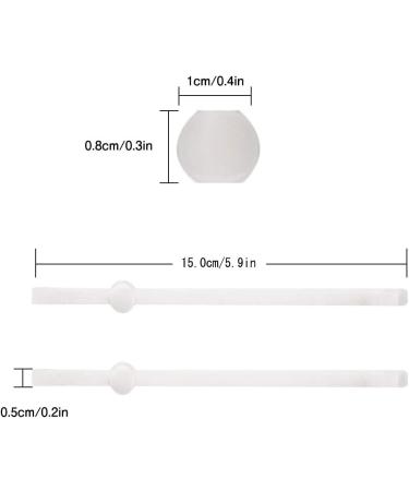 Sewing Elastic Bands with Adjustable Buckle & 50PCS White Tailor Tape Measure - DIY Crafts & Handmade Face Coverings - Buy Online on GoSupps.com